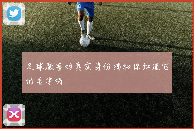 足球魔兽的真实身份揭秘你知道它的名字吗